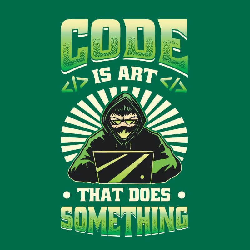 Code Ist Eine Kunst, Die Etwas Tut Programmierung