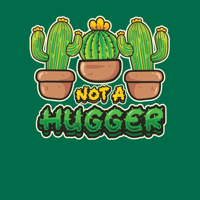 No hugging cactus