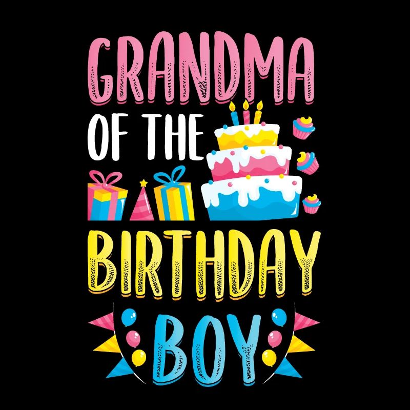 Grand-mère de l’enfant d’anniversaire