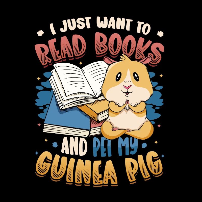 Bücherwurm Lesebücher, Meerschweinchen.