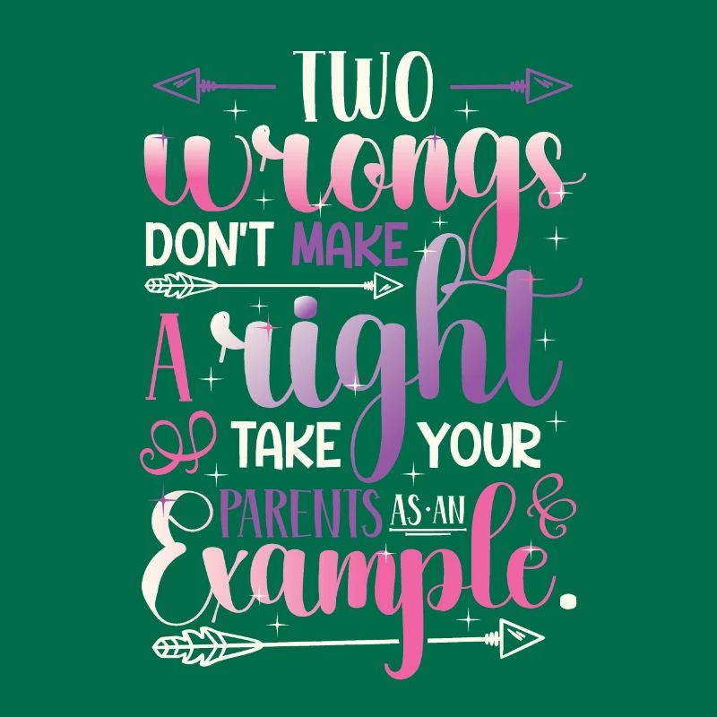Two injustices do not make a right.