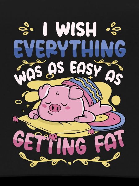 Self-irony overweight in fat