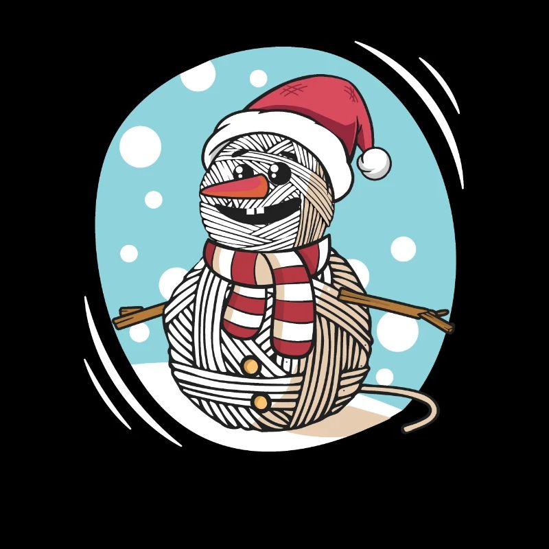 Garn Schneemann Nähen Stricken Häkeln