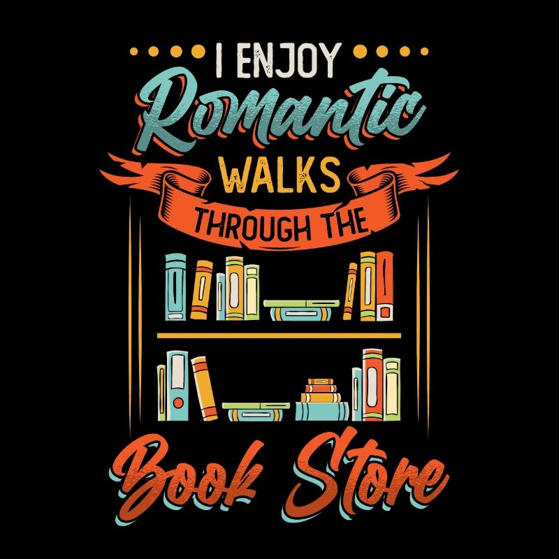 Promenades romantiques dans la librairie
