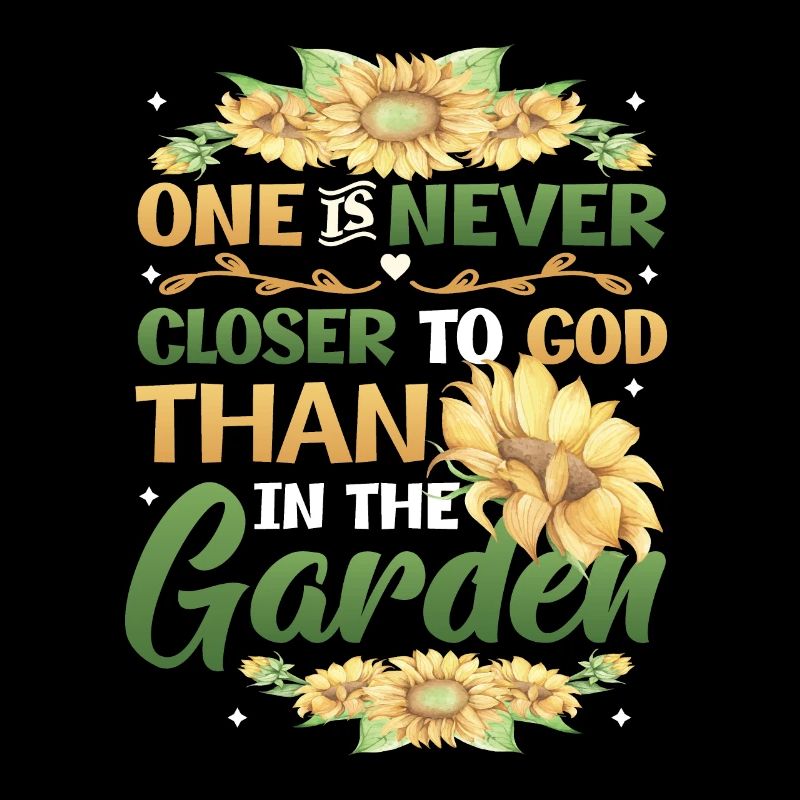 Man Ist Gott Nie Näher, Als Im Garten