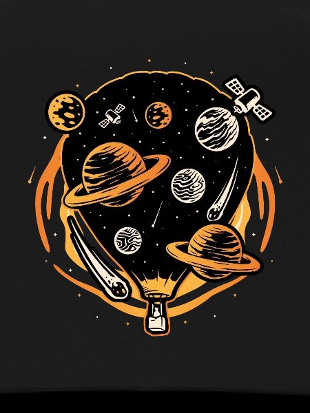 Montgolfière dans l’espace