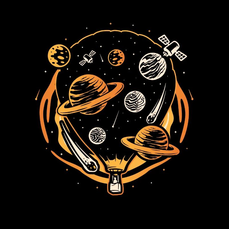 Montgolfière dans l’espace