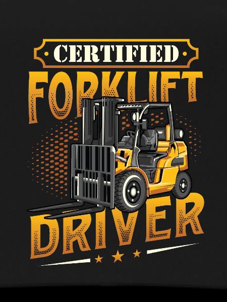 Certified forklift driver