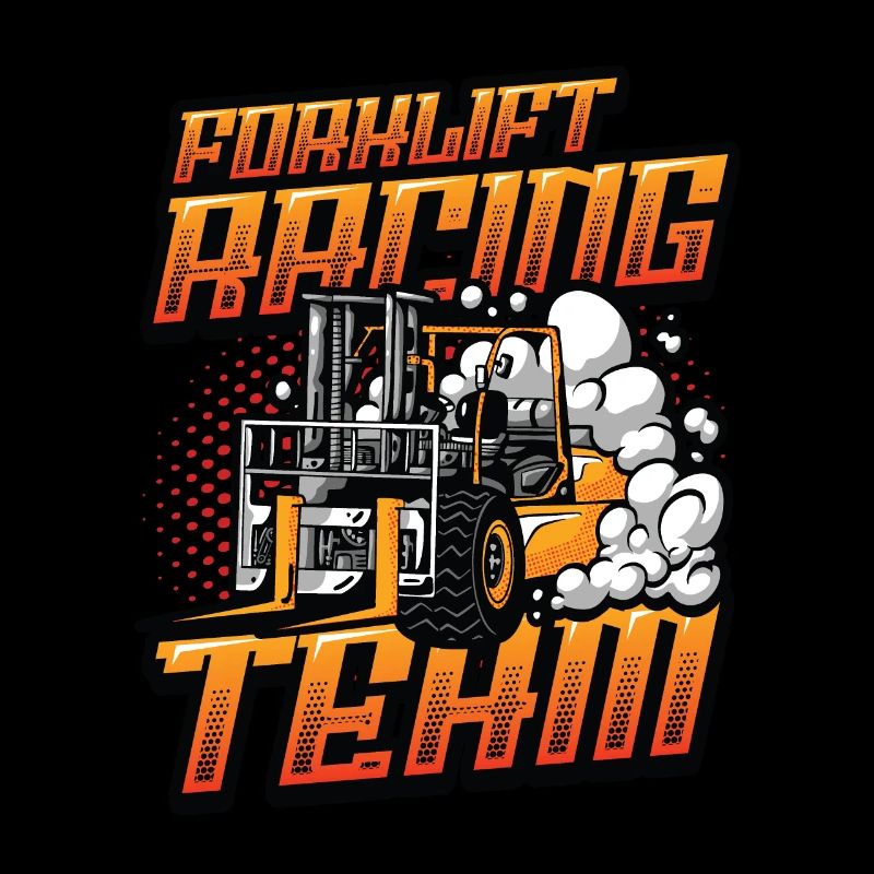 Gabelstapler-Rennteam