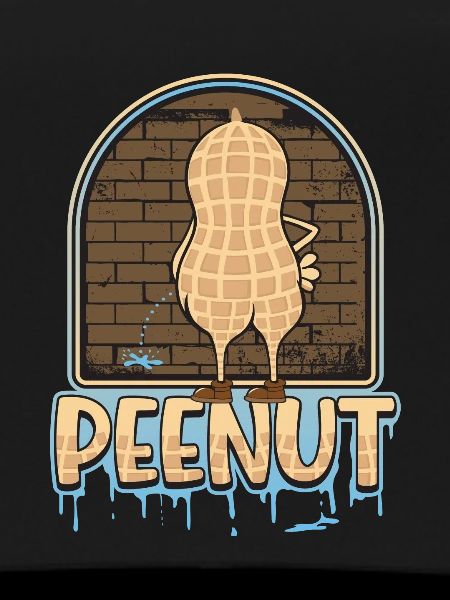 Peenut, funny peeing peanut