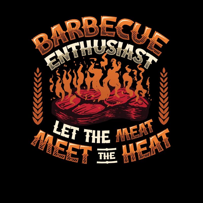 Barbecue-Enthusiasten. Das Fleisch Auf den Grill