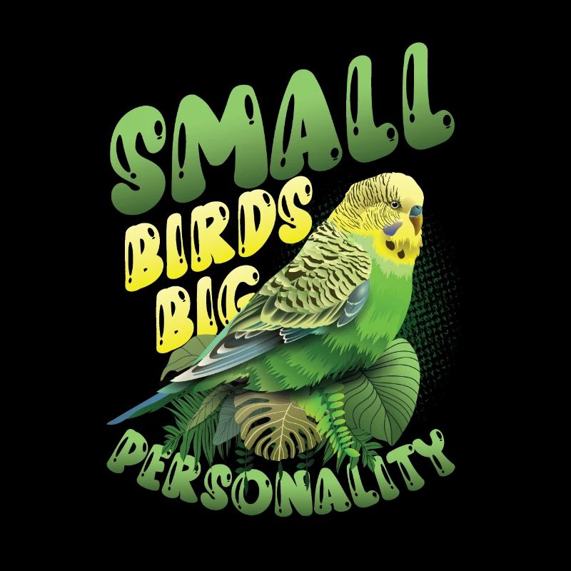 Petits oiseaux Grande personnalité, perruche