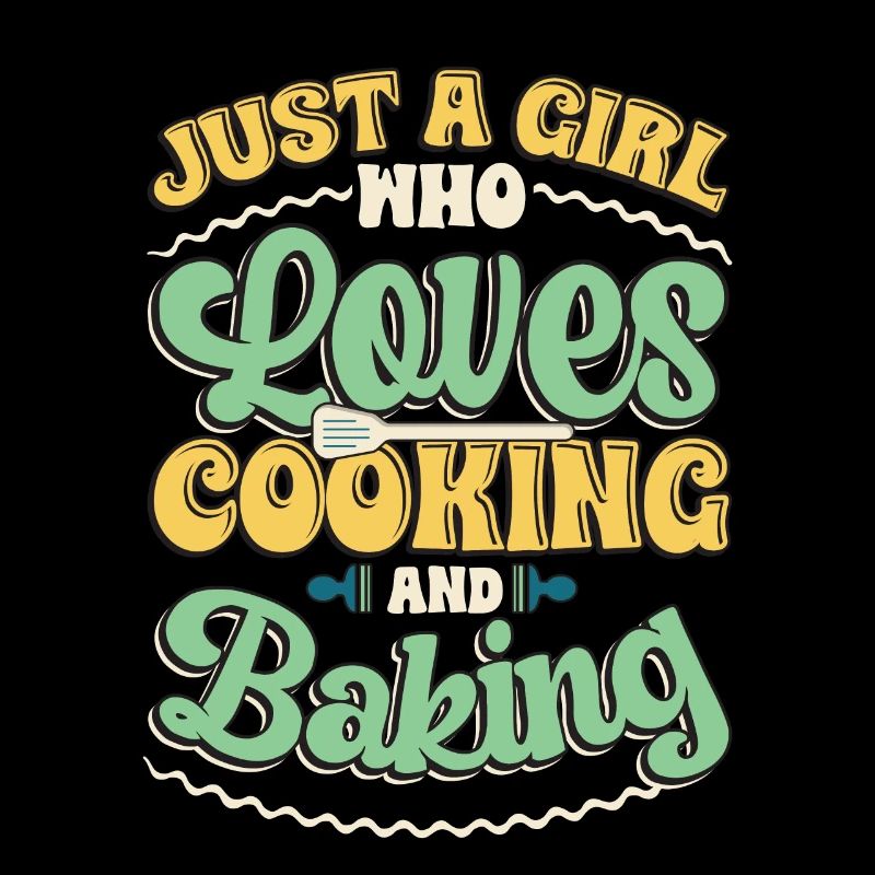 Ein Mädchen Das Kochen Und Backen Liebt