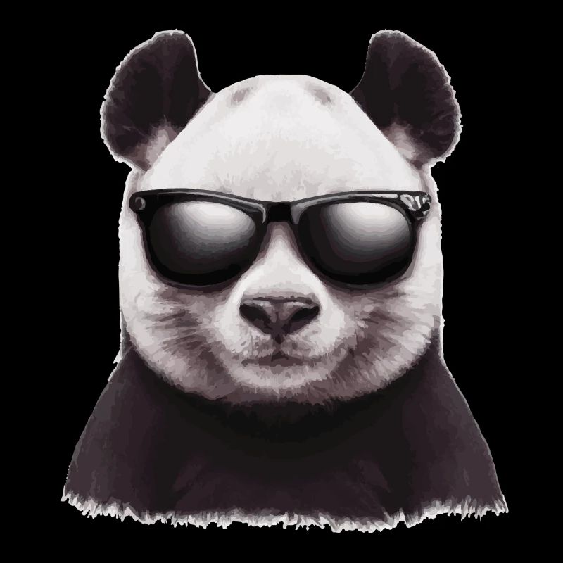 Panda mit Sonnenbrille Cool und Lustig Geschenk