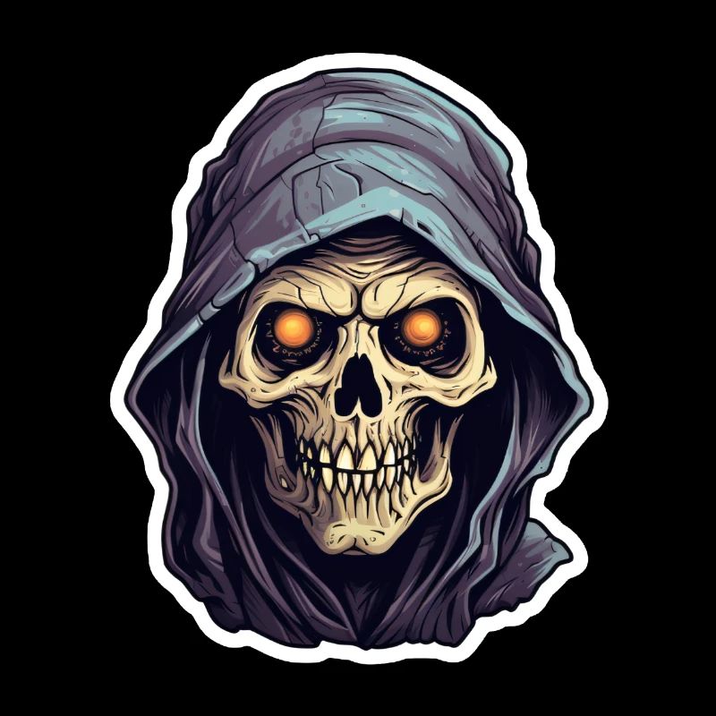 Crâne de mort Halloween