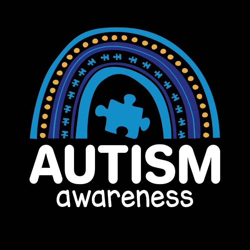 Autism awareness rainbow