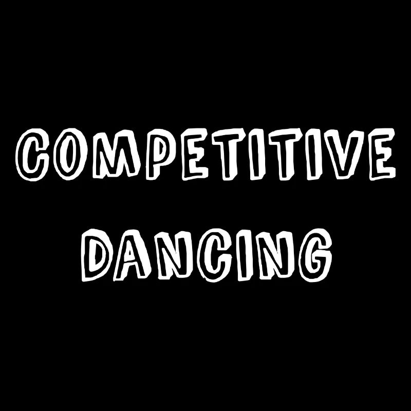 T-shirt competitive dancing