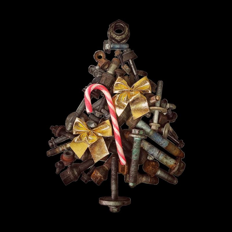 Vis de roue Arbre de Noël Joyeux Noël