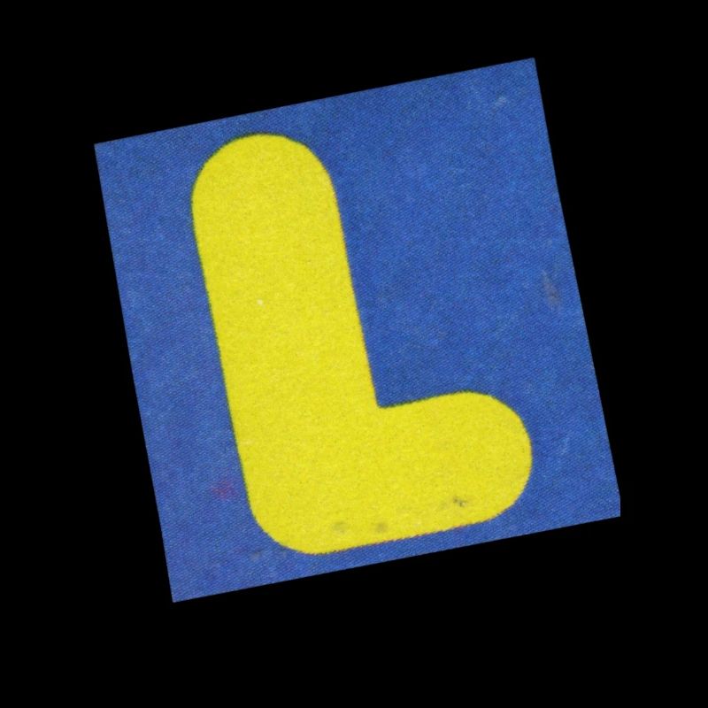 Lettre rétro L