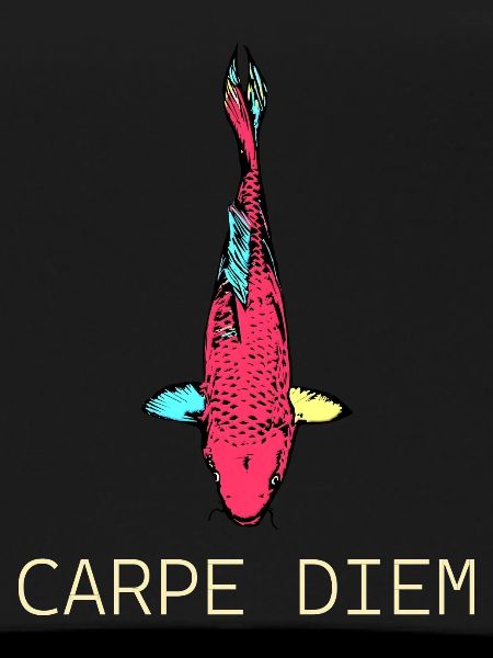 Neon Koi Carpe Diem