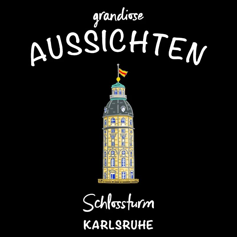 Karlsruhe, historic castle tower