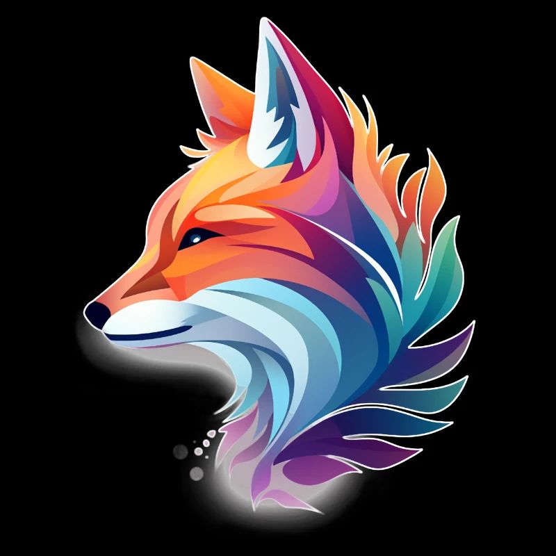 Colorful Fox