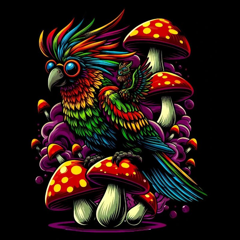 Colorful parrot