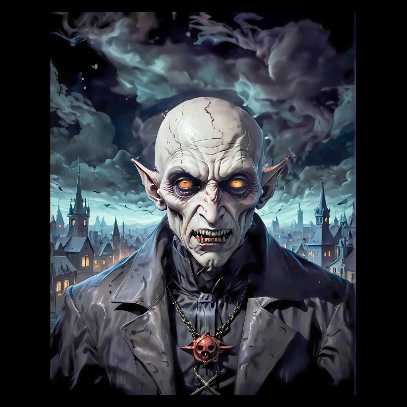 vampire Nosferatu monster dark horror scary