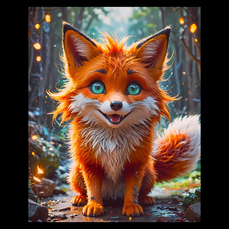 Super süße Tiere im Wald – Rotfuchs