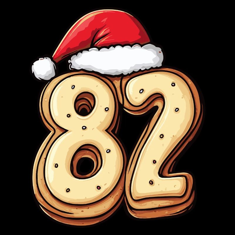 Biscuit de Noël à 82 chiffres
