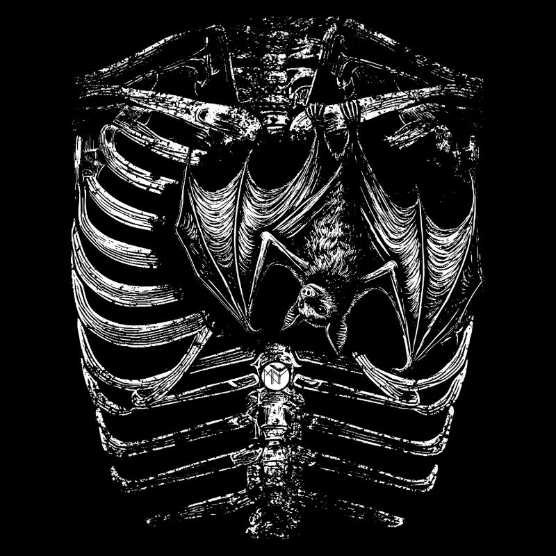 X-Ray Skeleton Body with Bat