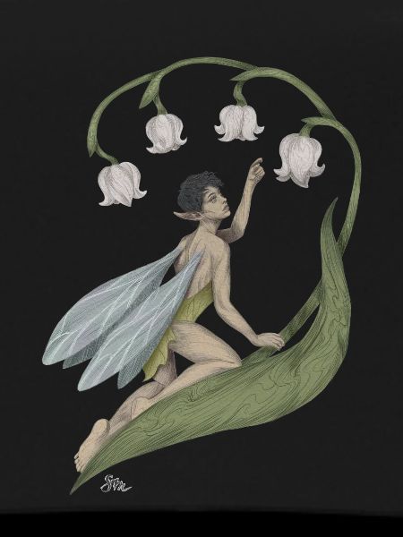 Pixie mit Maiglöckchen
