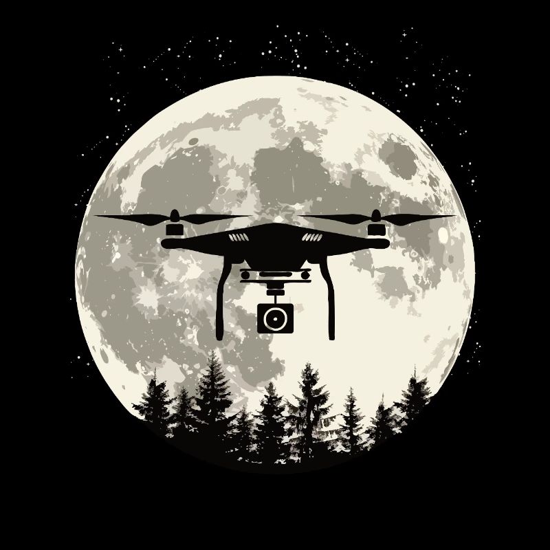 Drone Full Moon