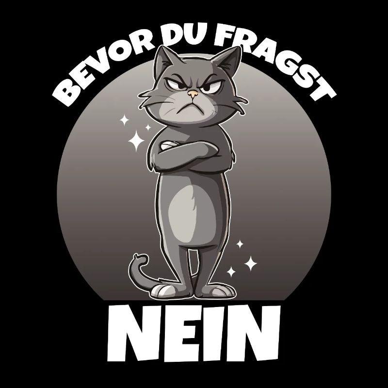 Grim Cat No Saying