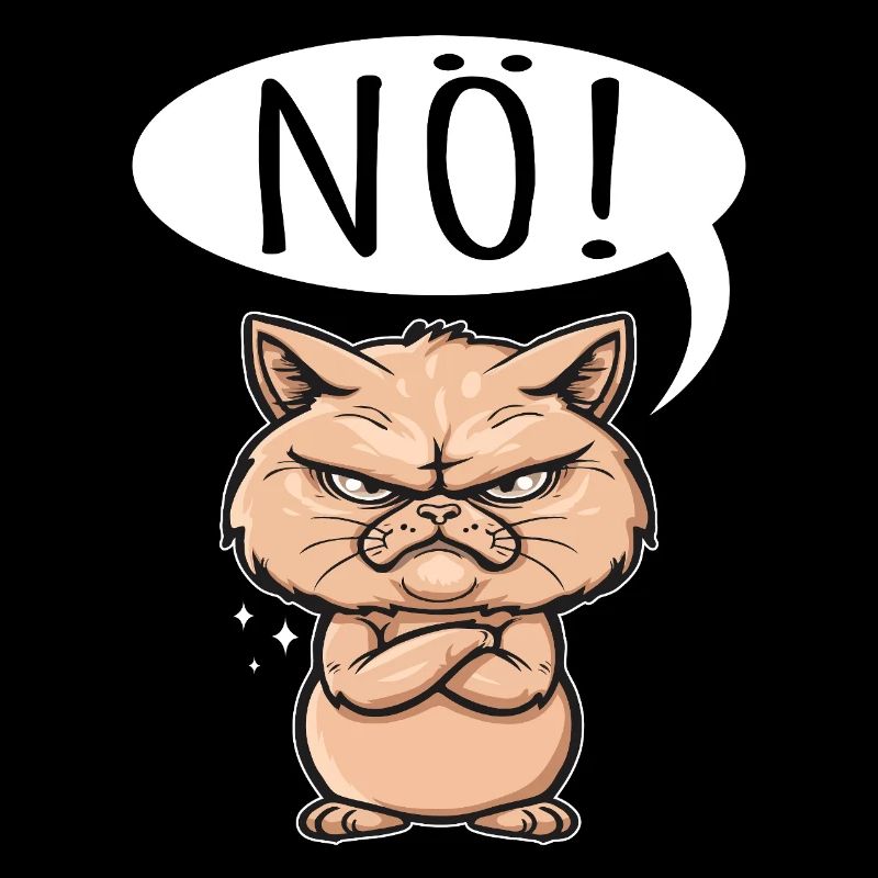 Quelque chose comme non - le chat dit non