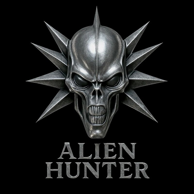 Alien Hunter Skull Emblem