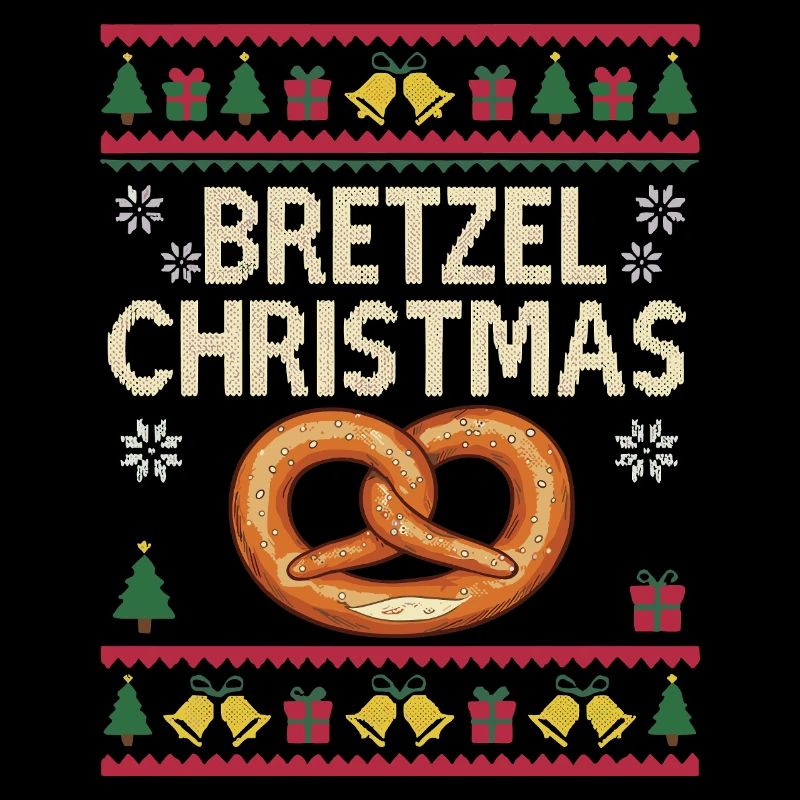 Pretzel Christmas Funny Baker Gift