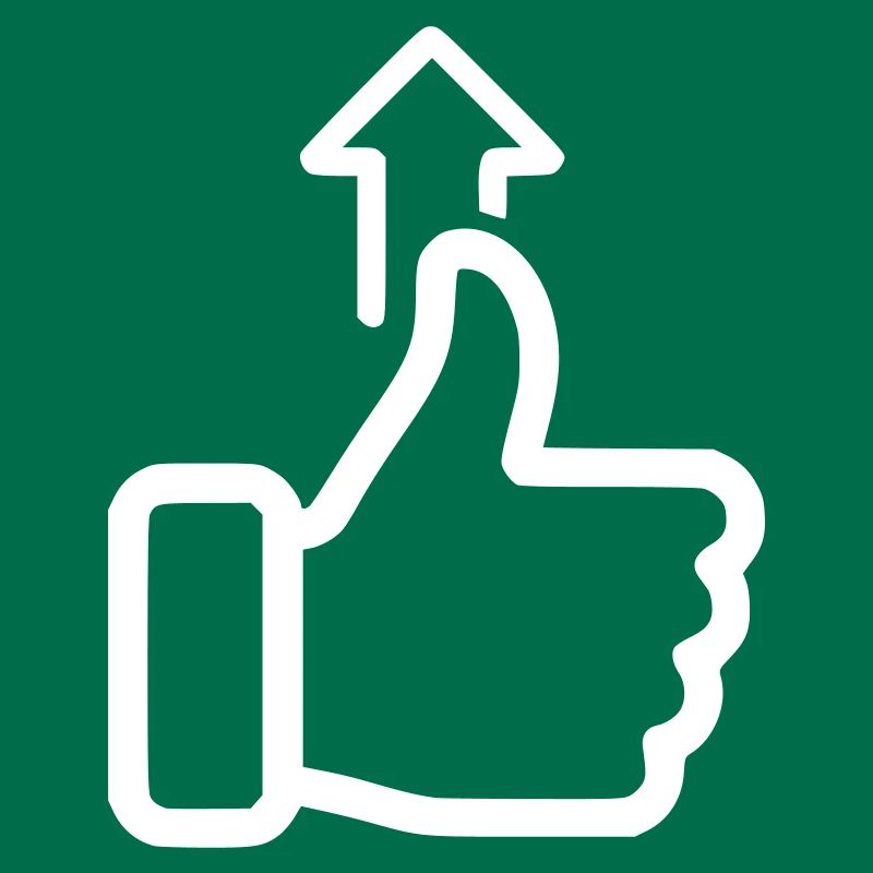 Status Up Hand Icon Level Up Vector