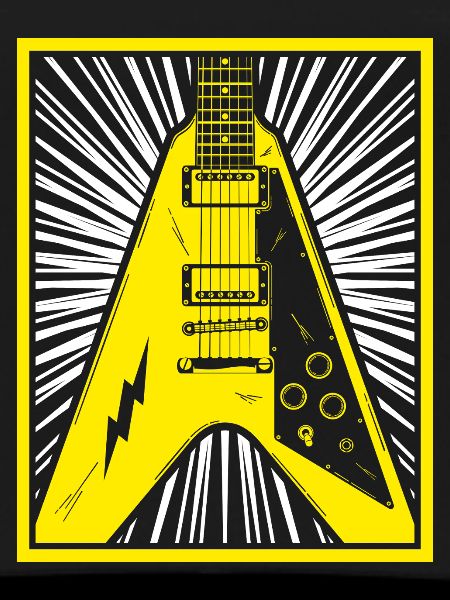 Electric Guitar Silhouette
