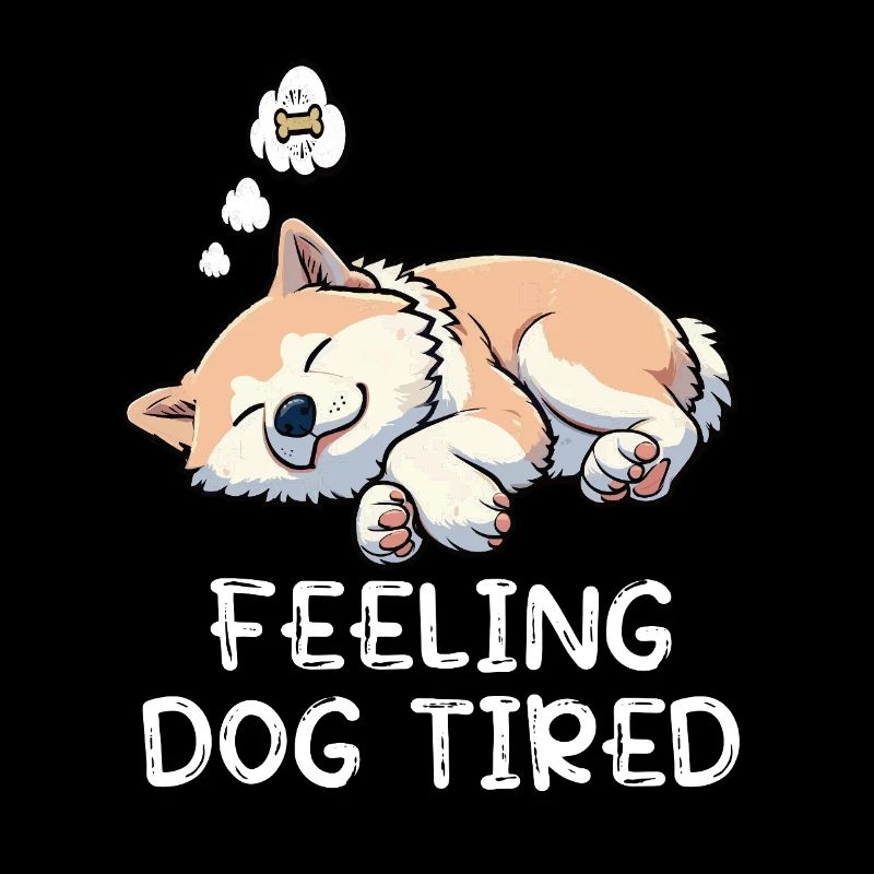 Feeling Dog Tired Akita Akitabesitzer Akitas 