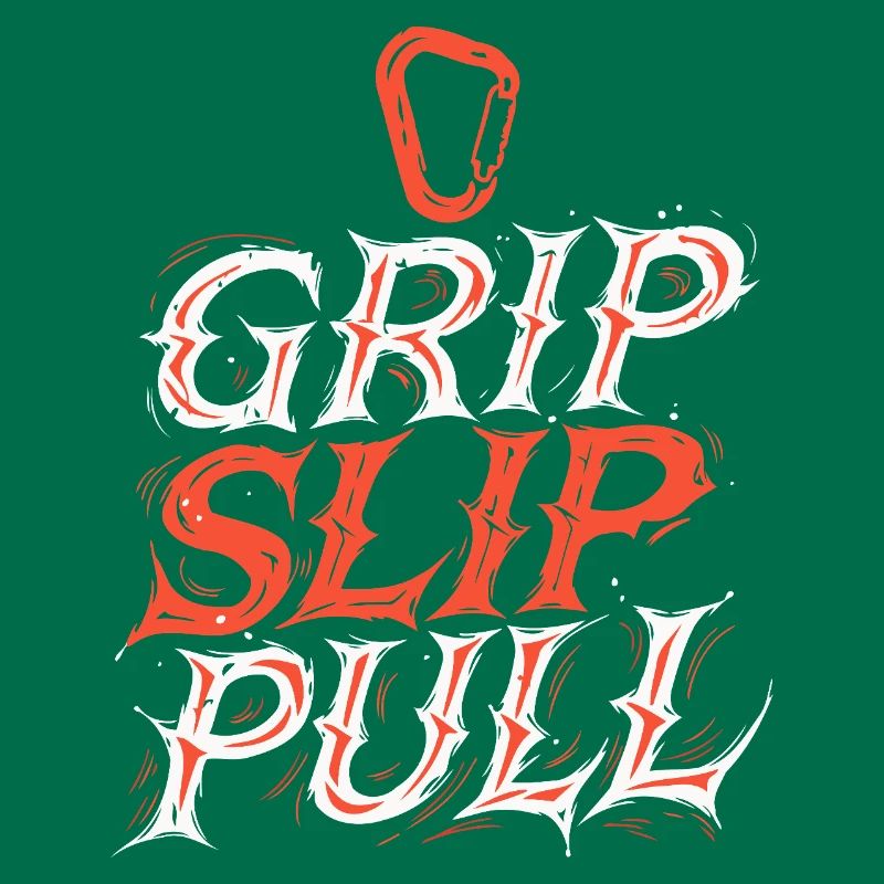 Grip Slip Pull Typographie Dynamique