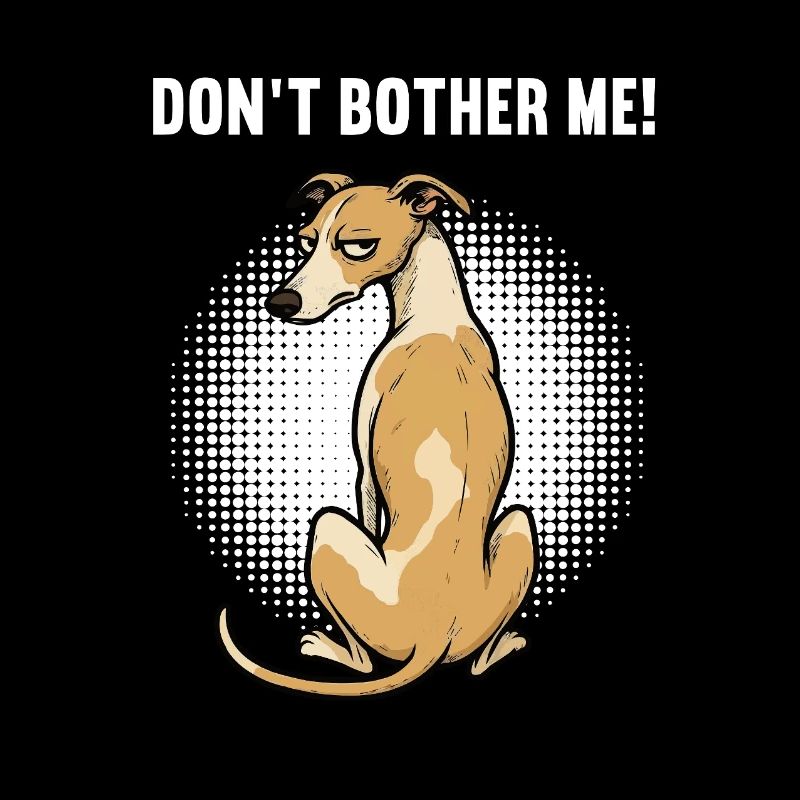 Don't Bother Me Whippet Greyhound Whippet Owner