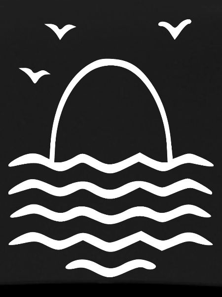 Sunset Over Waves - Minimal