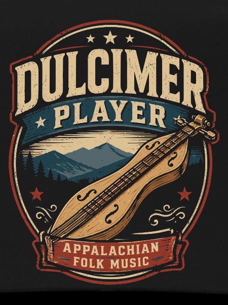  Hackbrett Dulcimer-Musiker Zupfinstrument