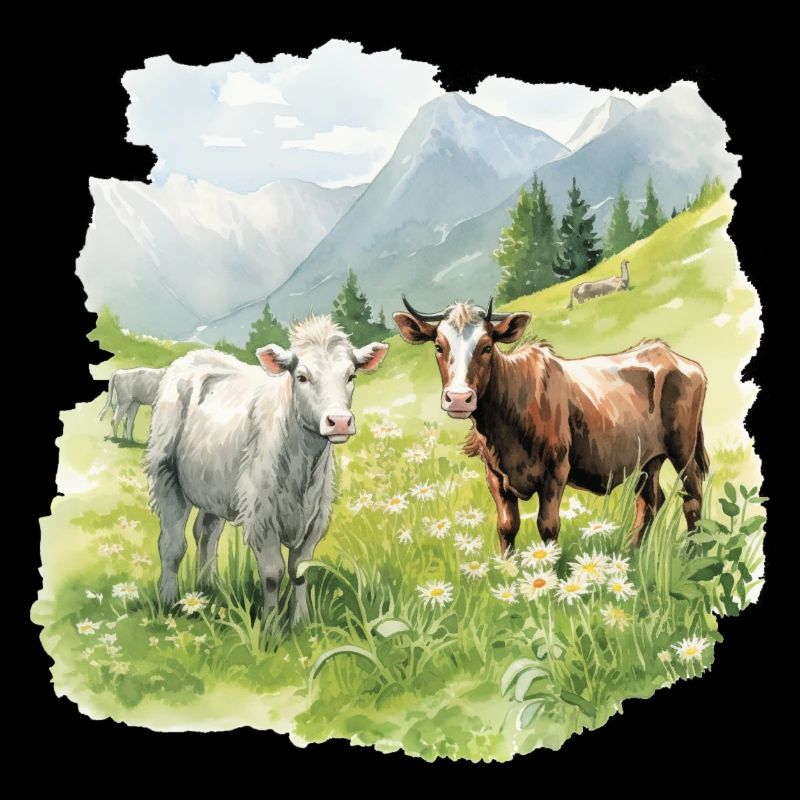 Cows in a pasture