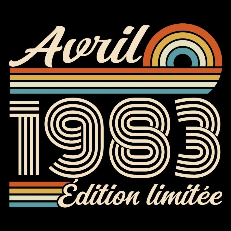 April 1983 Retro Geburtstag 1983 April 1983