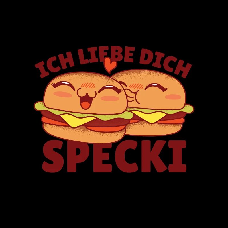 Hamburger Ich liebe dich Specki