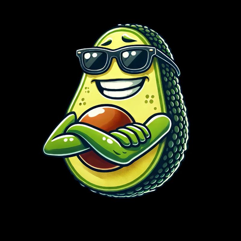 Cool Avocado Sunglasses Avocado Funny