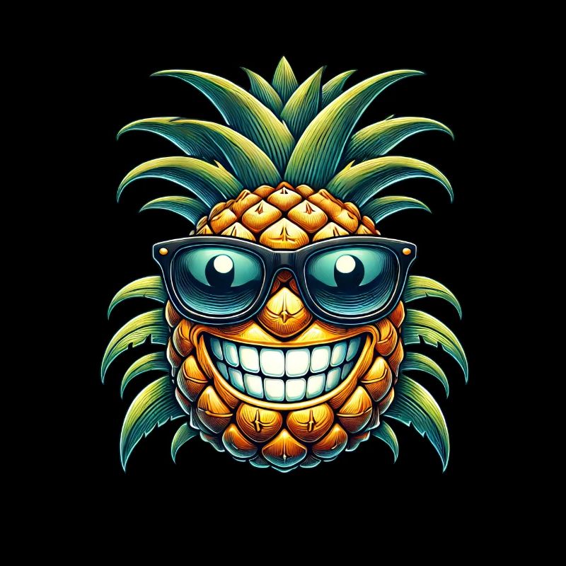 Cool Pineapple Tropical Fruit Summer Sun