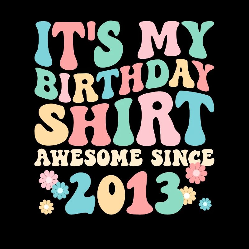Geburtstag Geburtstagsshirt besonders seit 2013
